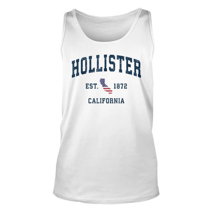 Hollister California Vintage State Usa Flag Athletic Style Unisex Tank Top