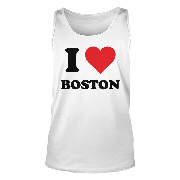 I Heart Boston First Name I Love Personalized Stuff Unisex Tank Top