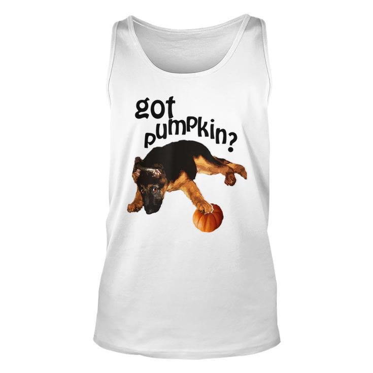 I Love Gsd Dogs 2-Sided ThanksgivingHalloween  Unisex Tank Top
