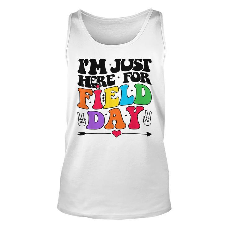Im Just Here For Field Day Happy Last Day Of School 2023  Unisex Tank Top