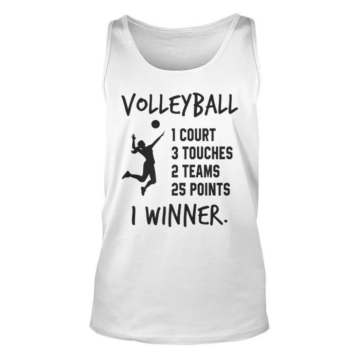 Inspirational Volleyball Definition Sports Lovers Quote   Unisex Tank Top