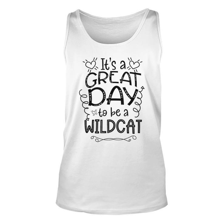 It's Great Day To Be A Wild Cat School Animal Lover Cute Tank Top
