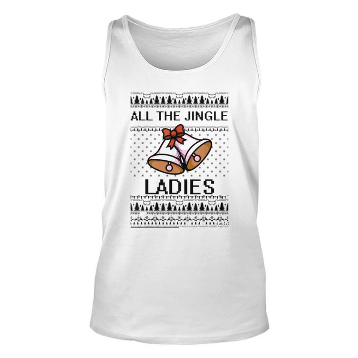 All The Jingle Ladies Ugly Christmas Sweaters Tank Top