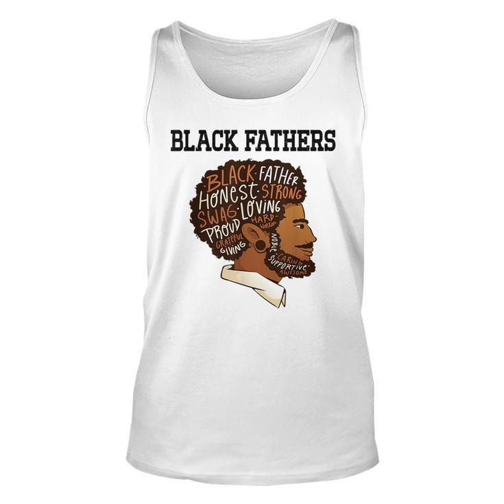 Junenth Black Fathers Matter Fathers Day Pride Dad Black  Unisex Tank Top
