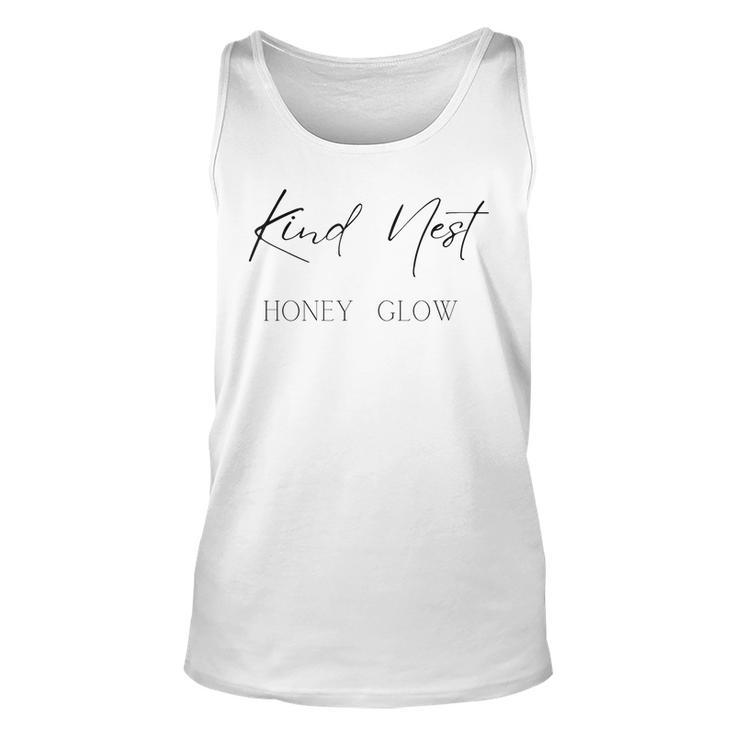 Kind Nest Honey Glow Cute Graphic  Casual Summer Unisex Tank Top