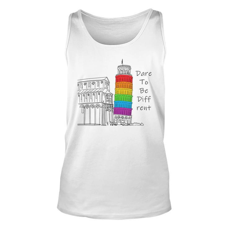 Lgbt Be You Dare To Be Different Gay Pride Be Yourself Unisex Tank Top