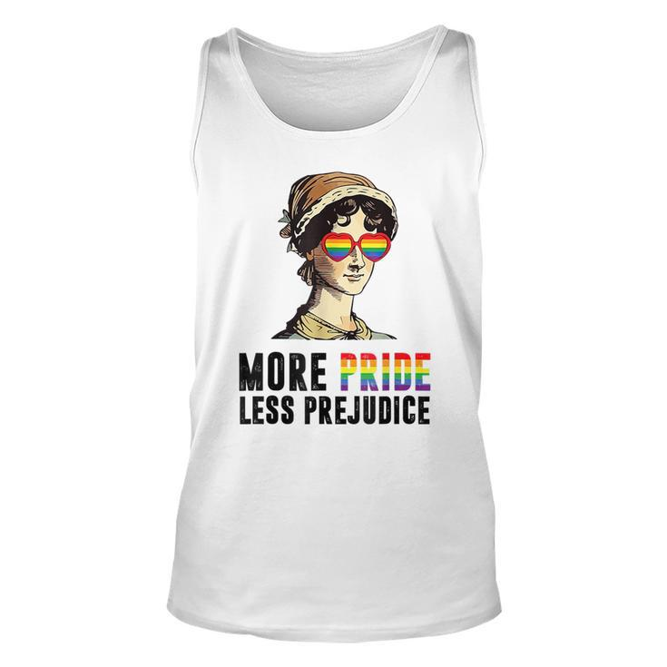 Lgbt Gay Proud Ally Pride Month More Pride Less Prejudice Pride Month  Tank Top
