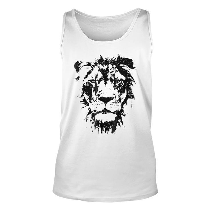 Lion Face T  Cool Zoo Animals  Zoo Keeper  Unisex Tank Top