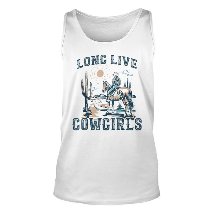 Long Live Howdy Rodeo Western Country Southern Cowgirls Men  Unisex Tank Top