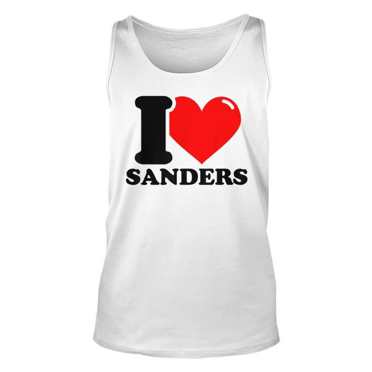 I Love Sanders Tank Top