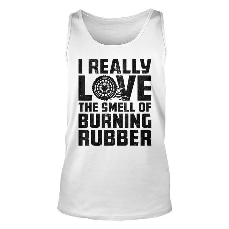 Love The Smell Of Burning Rubber Tire Burnout Car Enthusiast Tank Top