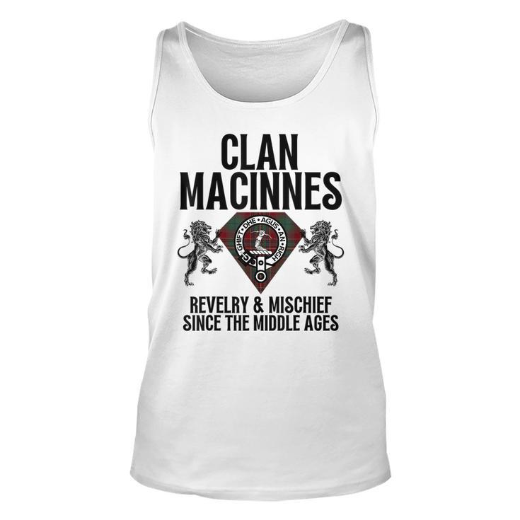 Macinnes Clan Scottish Name Coat Of Arms Tartan Party Tank Top