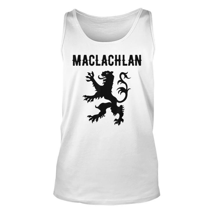Maclachlan Clan Scottish Family Name Scotland Heraldry Unisex Tank Top