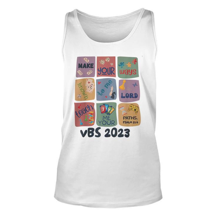Make Your Ways Known To Me Lord Vbs Twists And Turns 2023  Unisex Tank Top