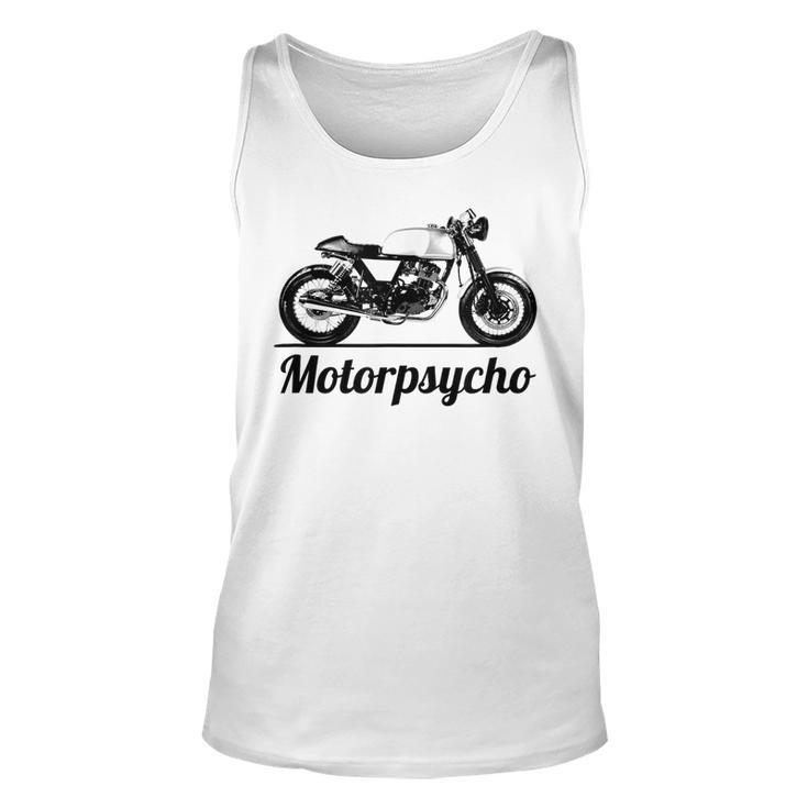 Motorpsycho Motorcycle Cafe Racer Biker Vintage Car Idea Biker Tank Top