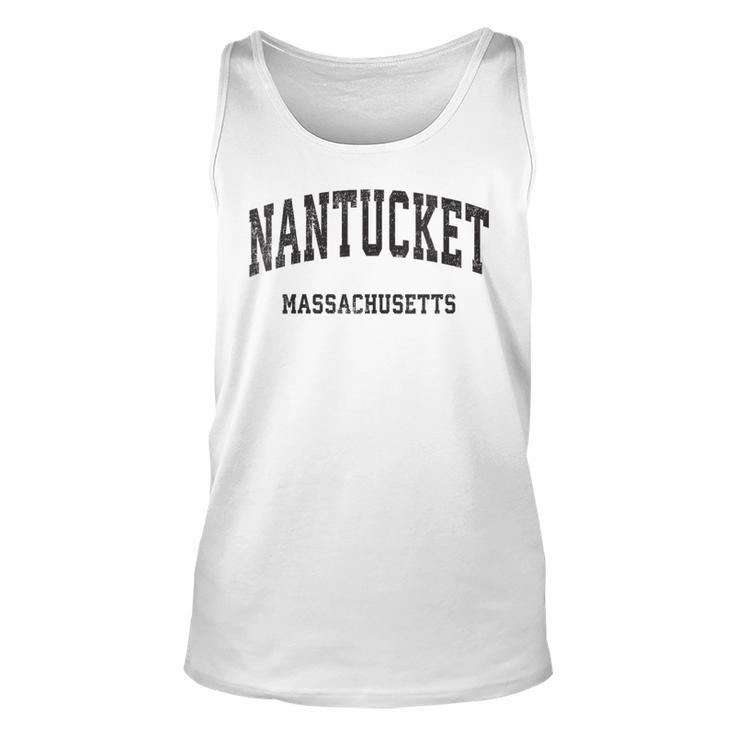 Nantucket Massachusetts Ma Vintage Athletic Sports Massachusetts And Merchandise Tank Top