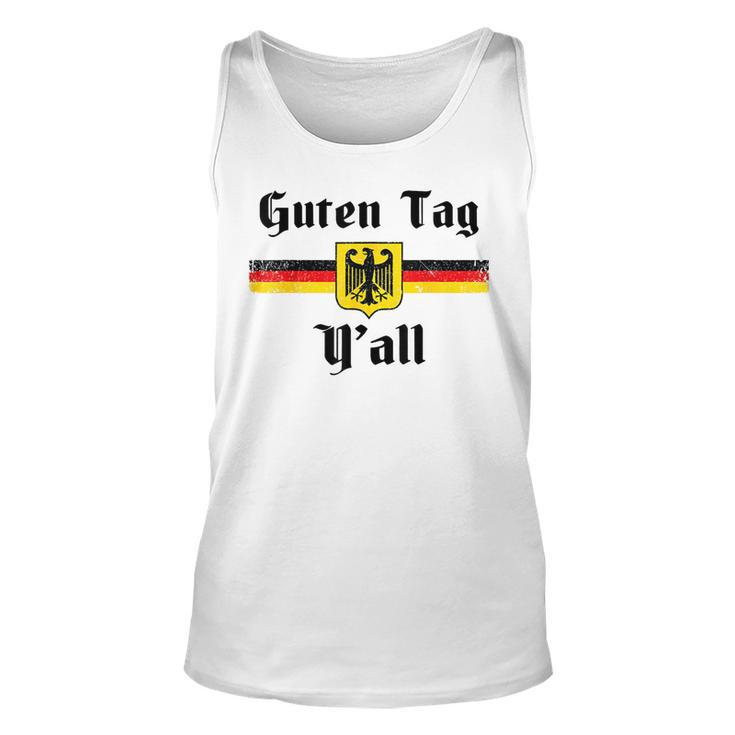 Oktoberfest German Flag Eagle Prost Guten Tag Y'all Fun Idea Tank Top