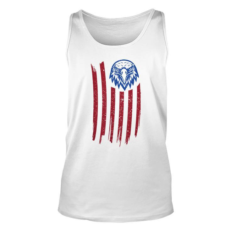 Patriotic Eagle July Fourth 4Th Of July American Flag  Unisex Tank Top