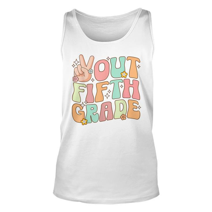 Peace Out Fifth 5Th Grade Graduation Class Of 2023  Unisex Tank Top