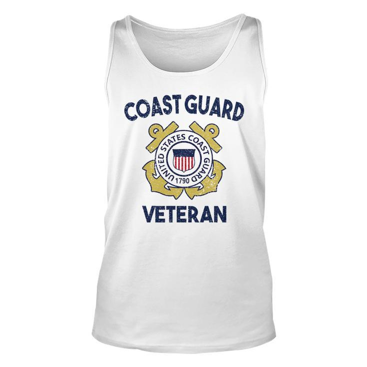 Proud Us Coast Guard Veteran Military Pride Veteran Tank Top