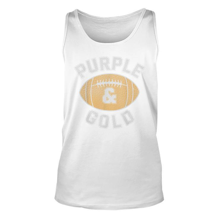 Purple And Gold Football Game Day Home Team Group Tank Top