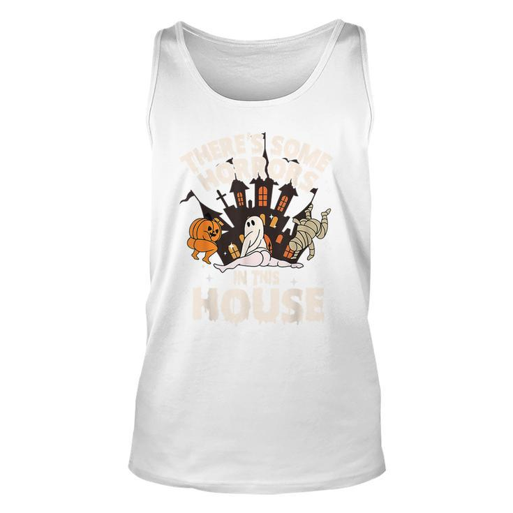 There's Some Horrors In This House Ghost Halloween Tank Top
