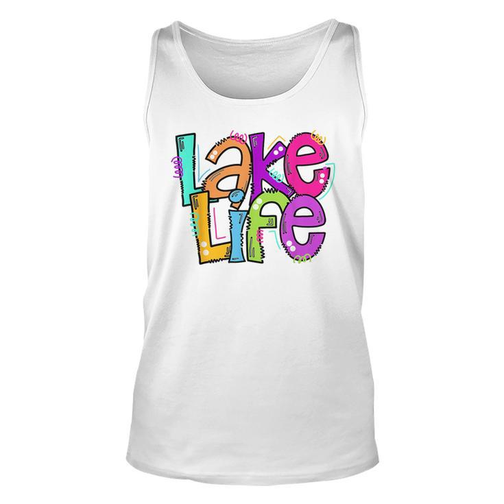 Retro Lake Life Apparel Lake Lover Gifts Travel Adventure Unisex Tank Top