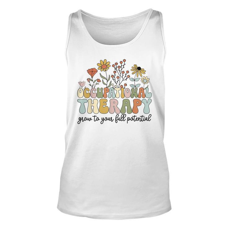 Retro Occupational Therapy Occupational Therapist Ot Therapist Tank Top