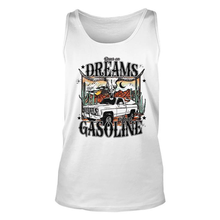 Runs On Dreams And Gasoline | I Got A Heart Like A Truck  Unisex Tank Top