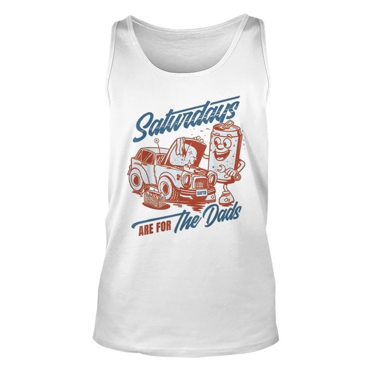 Saturdays Are For The Dads Car Guy  Unisex Tank Top
