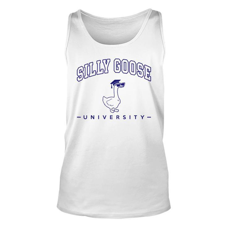 Silly Goose University Vintage Silly Goose On The Loose  Unisex Tank Top