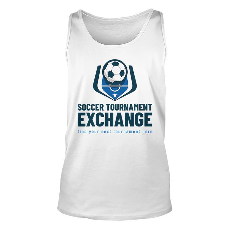 Soccer Tournament Exchange Number 2 Soccer Funny Gifts Unisex Tank Top