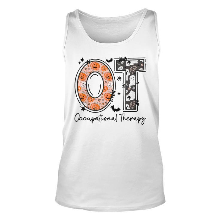 Spooky Occupational Therapy Therapist Halloween Ota Ot Tank Top