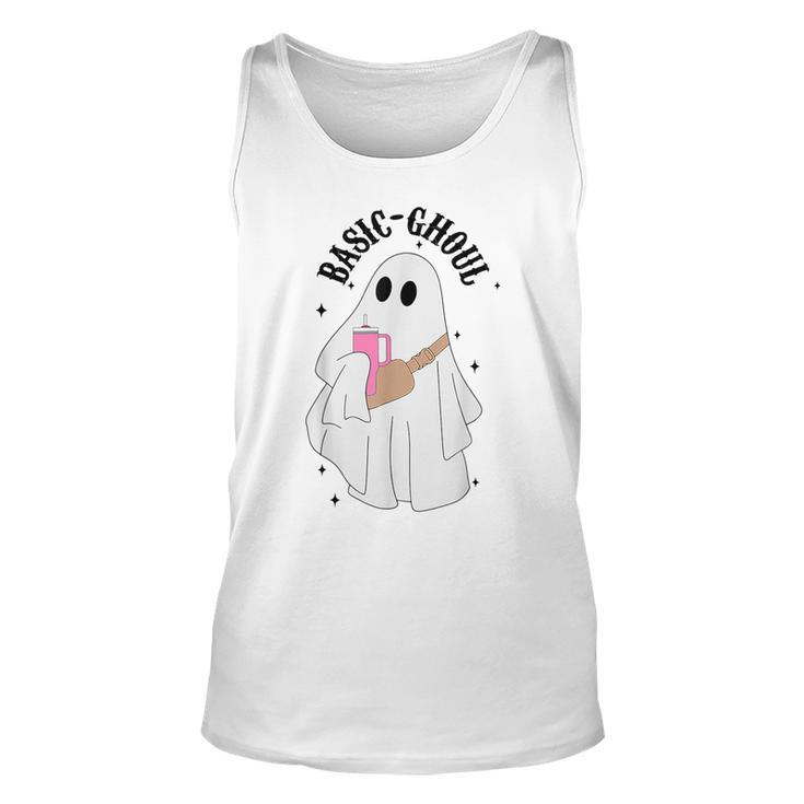 Spooky Season Cute Ghost Halloween Costume Basic Ghoul Tank Top