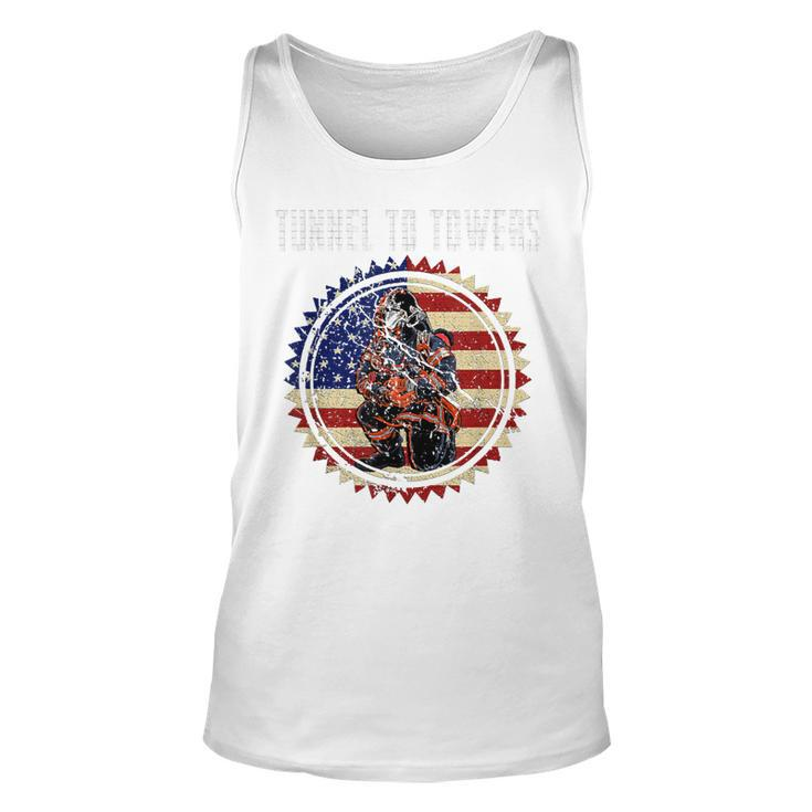 Tunnel To Towers America Flag Inserts Tank Top