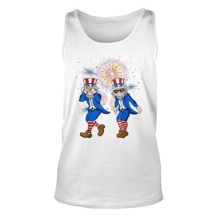 Uncle Sam Griddy Dance Funny 4Th Of July Independence Day  Unisex Tank Top