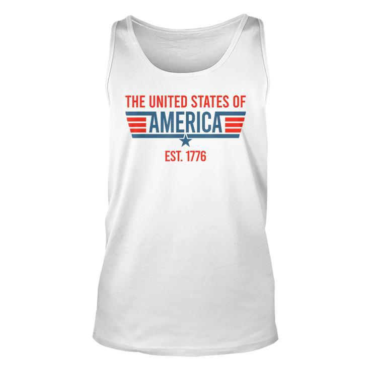The United States Of America Est July 4Th 1776 Patriotic Usa Tank Top