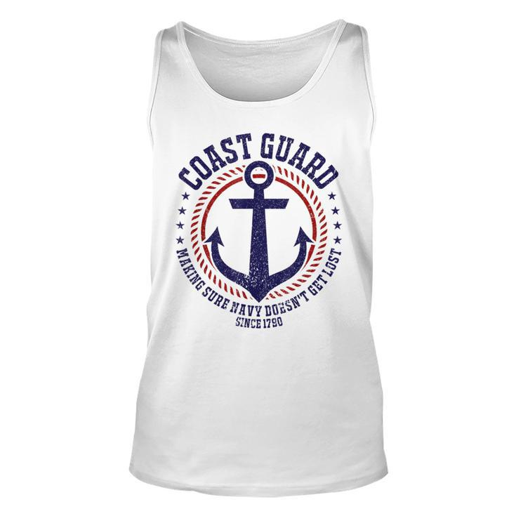 Us Coast Guard United Stated Armed Forces Dad For Dad Tank Top