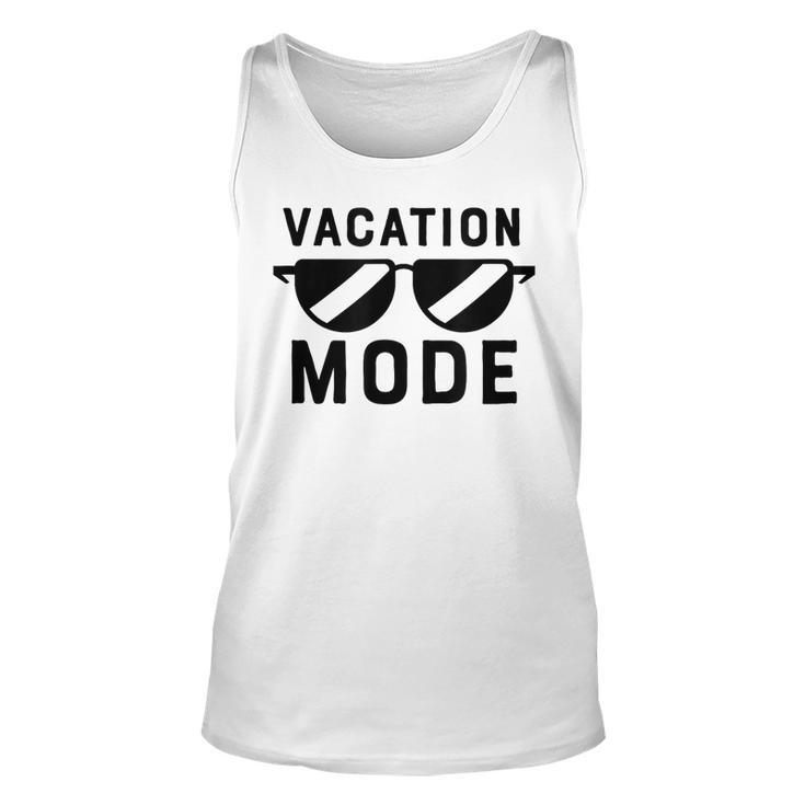 Vacation Mode For Men Boys Sunglasses Vacay Vacation Tank Top