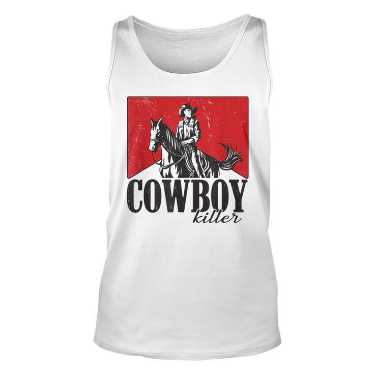 Vintage Punchy Cowboy Killers Wild Western Cowboy Gifts  Unisex Tank Top
