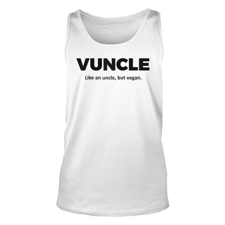 Vuncle - Like An Uncle But Vegan  Unisex Tank Top