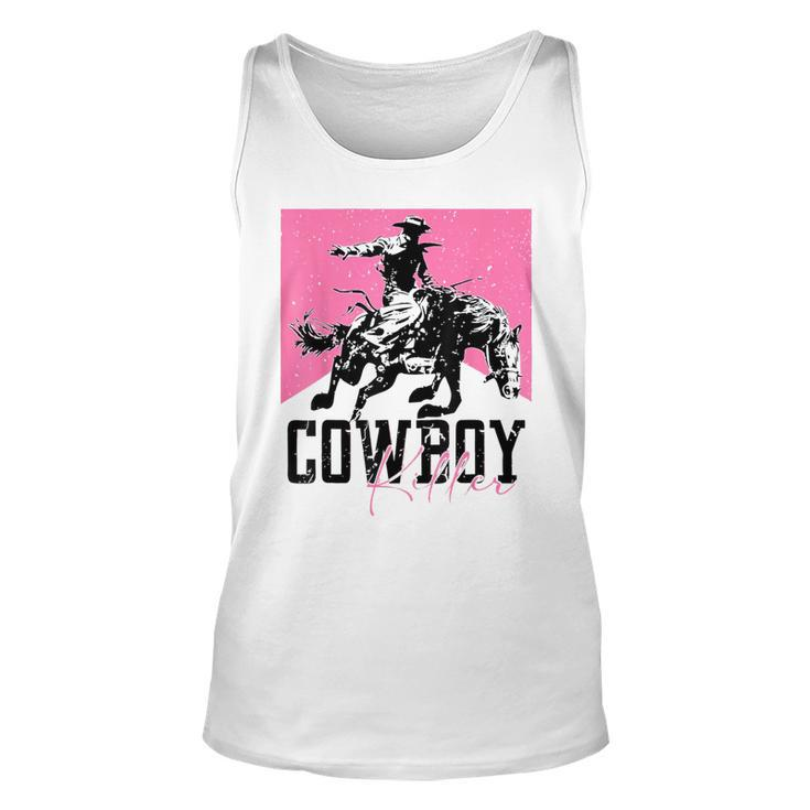Western Cowgirl Vintage Punchy Cowboy Killers For Girl  Unisex Tank Top