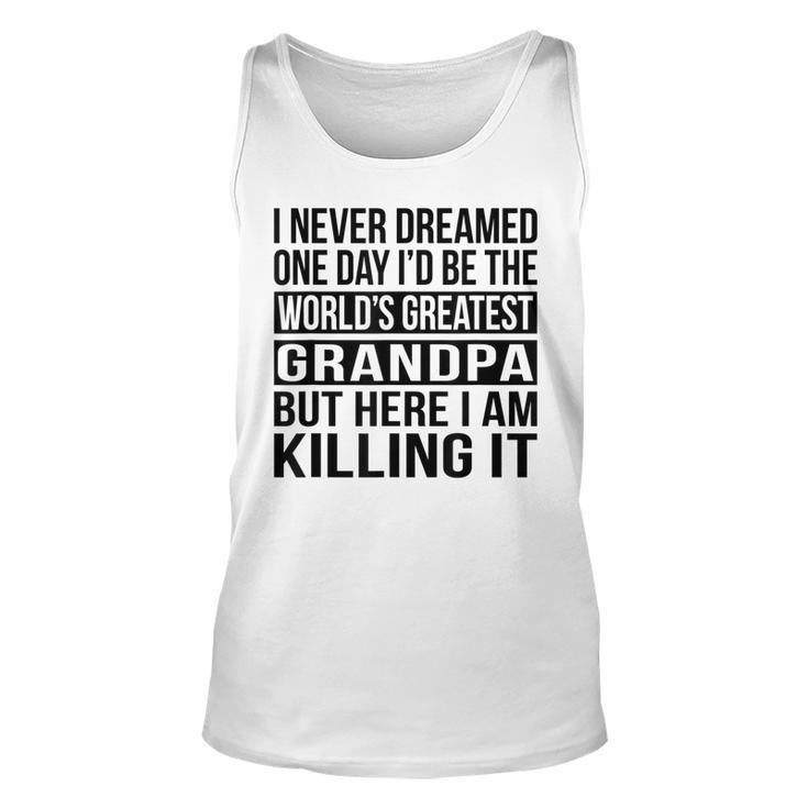 Worlds Greatest Grandpa Grandfather Tank Top