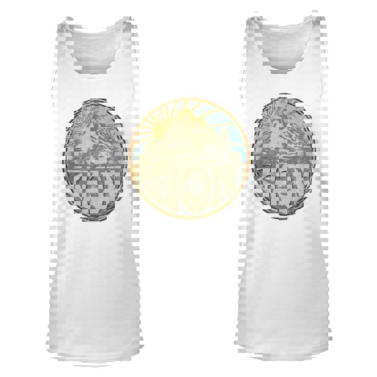 Zion National Park Utah Nature Mountains Hiking Outdoors Unisex Tank Top