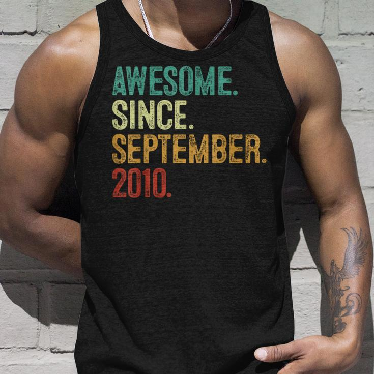 13 Year Old Awesome Since September 2010 13Th Birthday Tank Top Gifts for Him