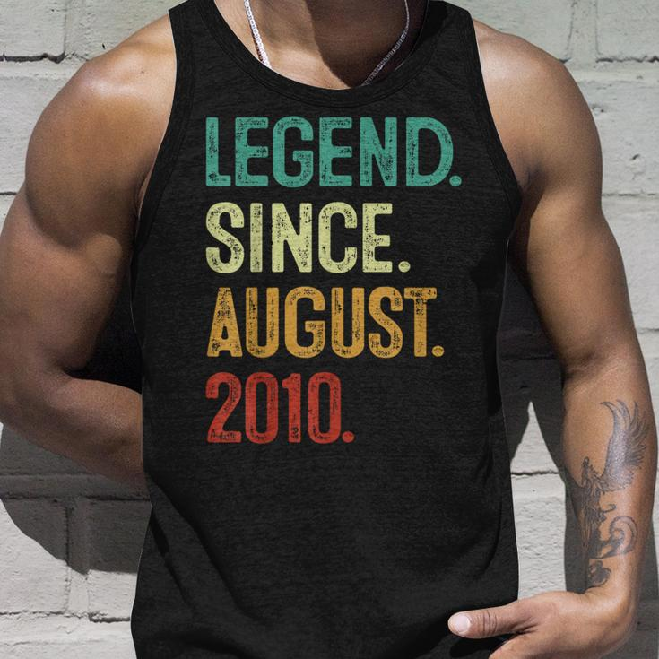 13 Years Old Legend Since August 2010 13Th Birthday Unisex Tank Top Gifts for Him