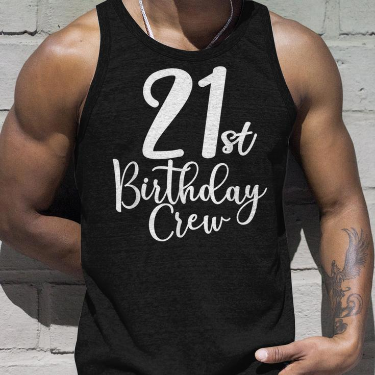 21St Birthday Crew 21 Years Old Matching Group Party Unisex Tank Top Gifts for Him