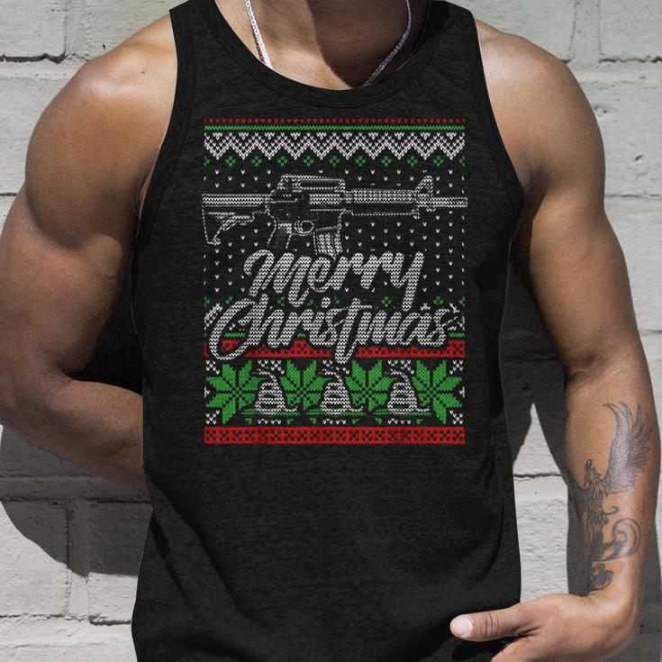 2Nd Amendment Ugly Christmas Sweater Tank Top Gifts for Him