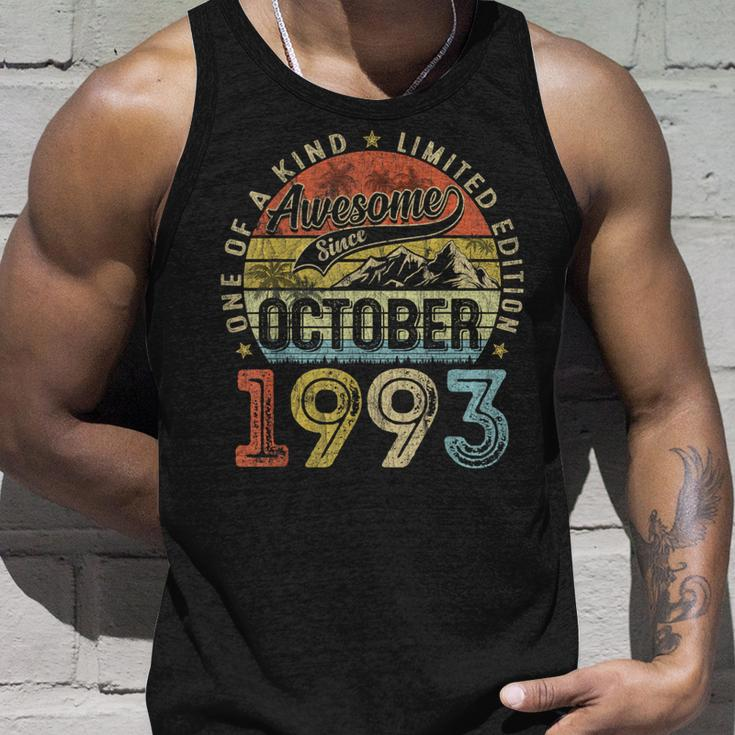 30 Years Old Made In 1993 Vintage October 1993 30Th Birthday Tank Top Gifts for Him