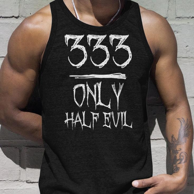 333 Only Half Evil Evil Tank Top Gifts for Him